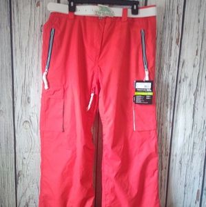 Woman's Trespass Belted Pink Ski Snowpants (TP75) XXL NWT!